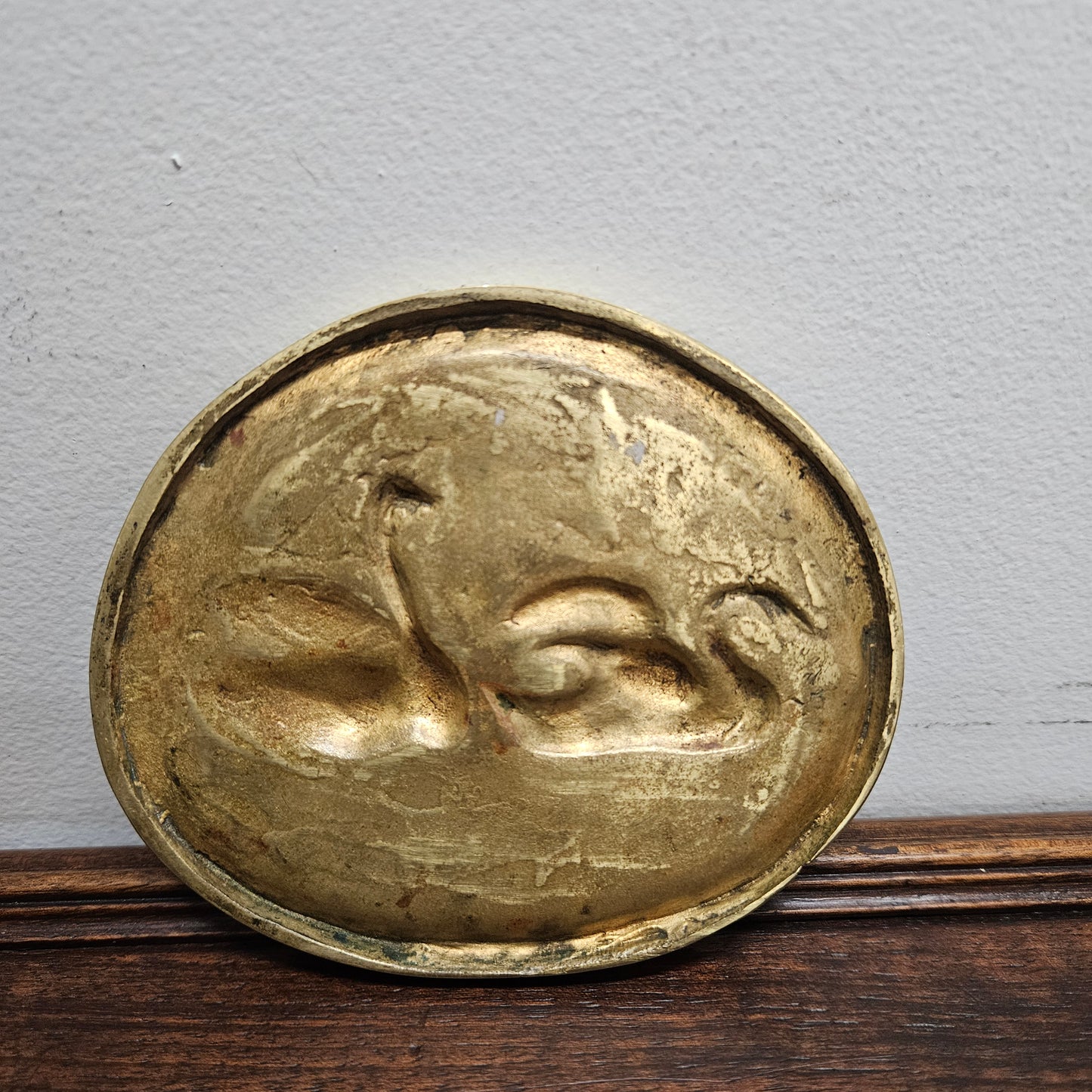 Art Nouveau Bronze Trinket Dish