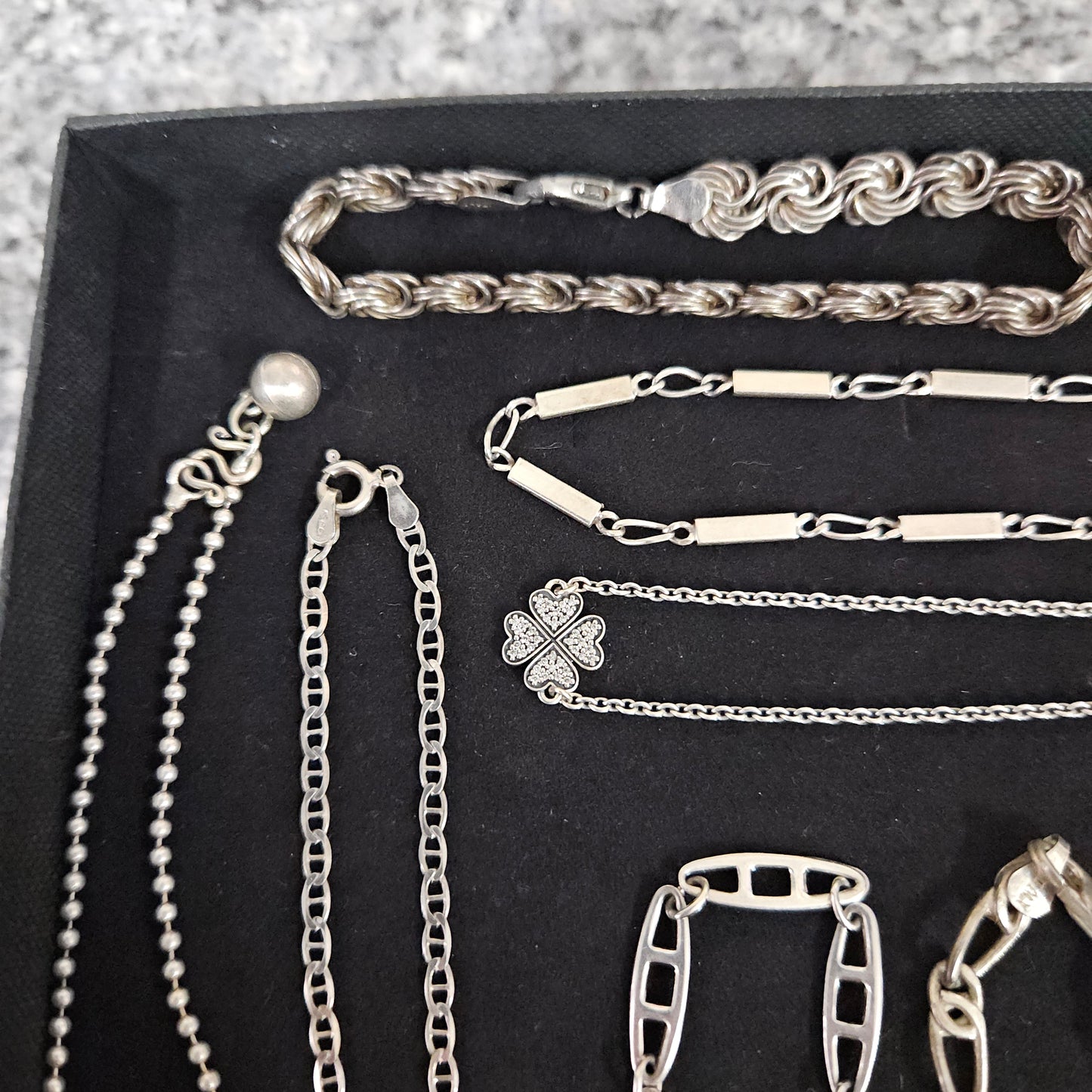 Assorted Vintage Silver Bracelets $75.00 Each
