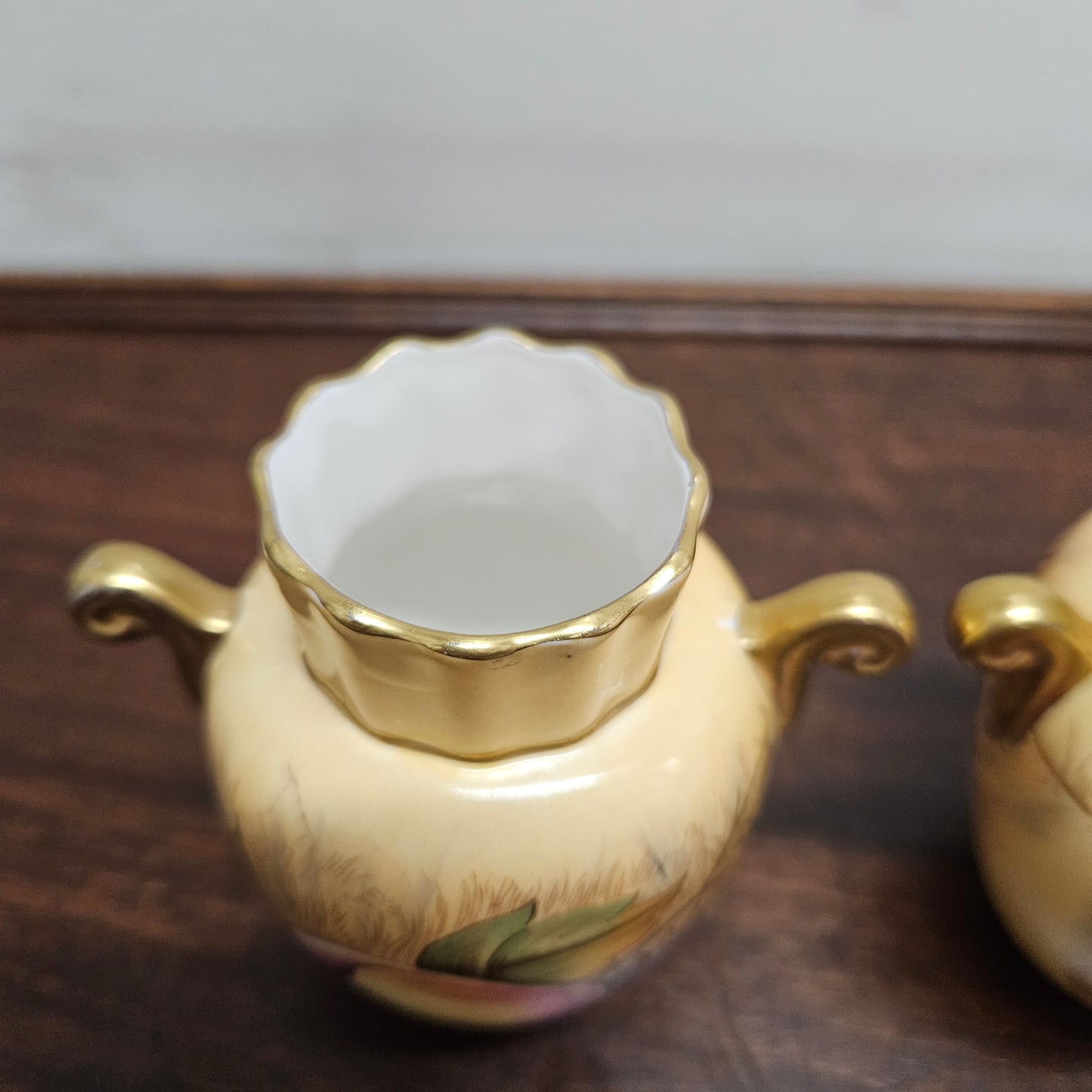 Pair of Aynsley Miniature Vases
