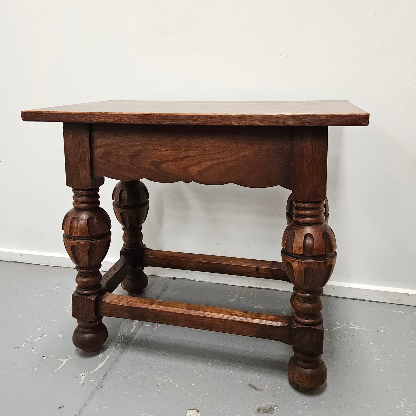 Lovely French oak 19th Century style coffee table with lovely details. It is in good original detailed condition and has been sourced directly from France.