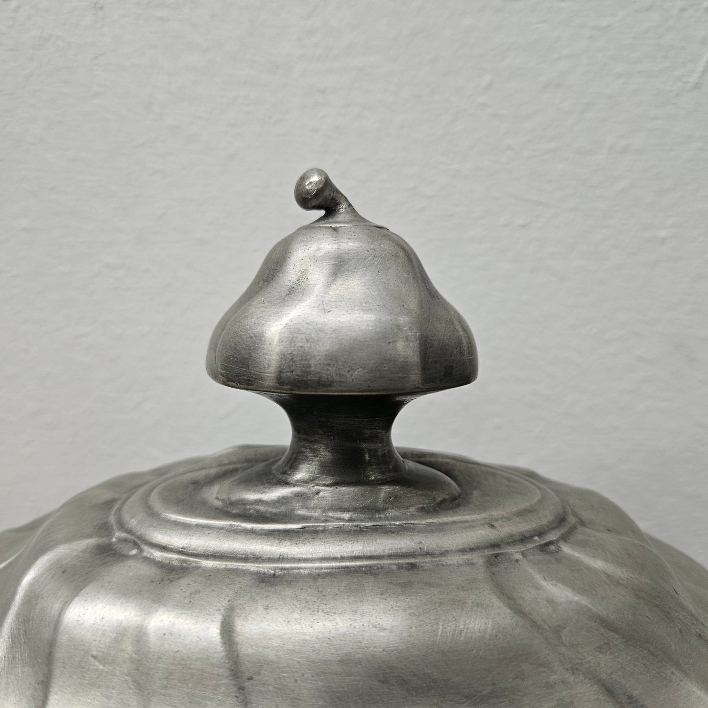 Antique German Pewter Tureen Marked