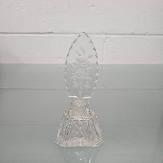 Vintage Crystal Perfume Bottle