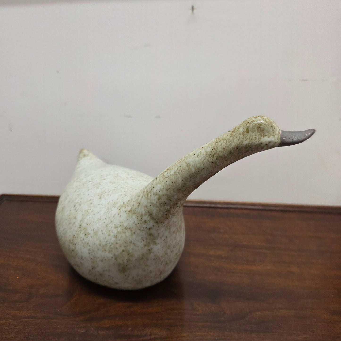 Vintage Art Pottery Bird Statue