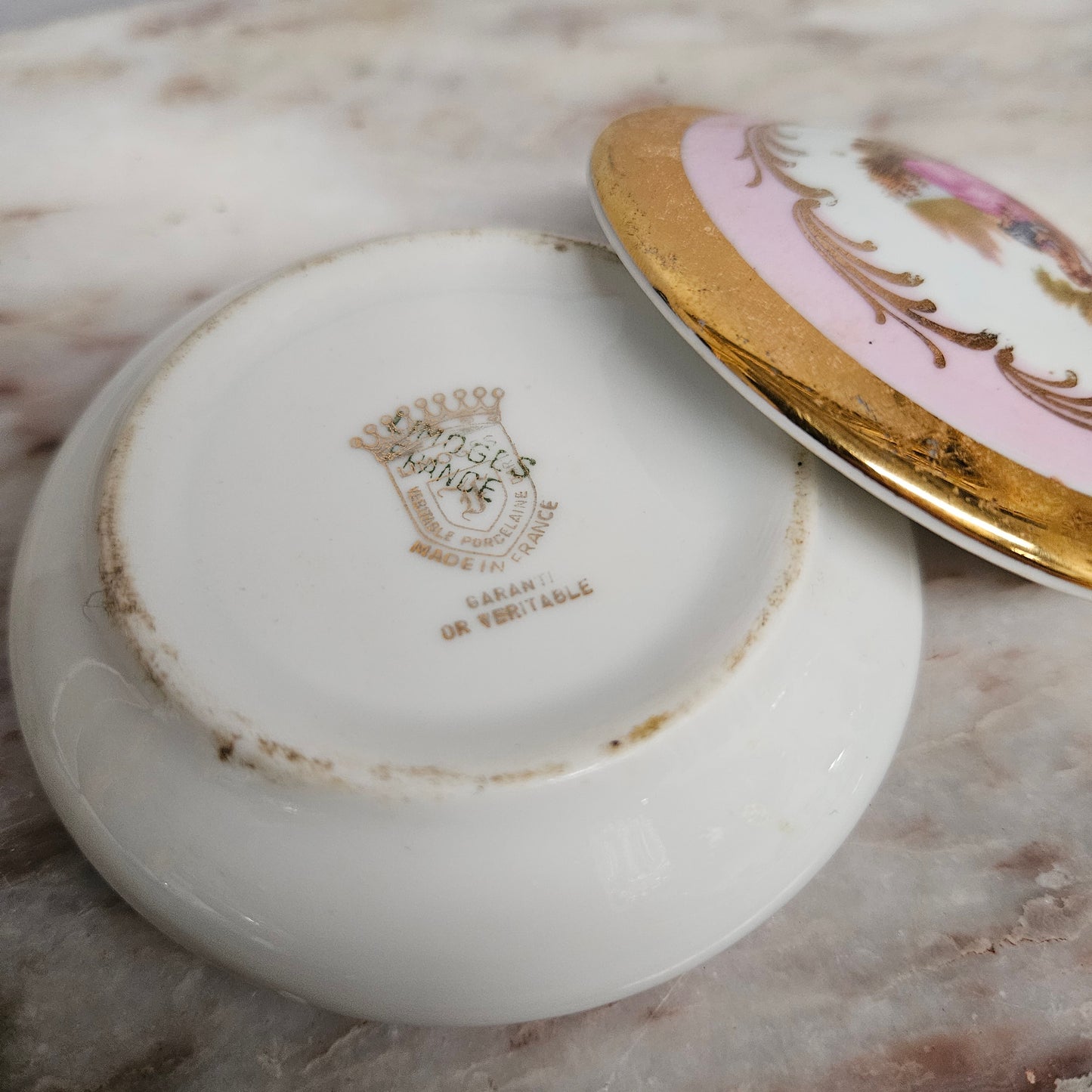 Vintage Limoges Trinket Box