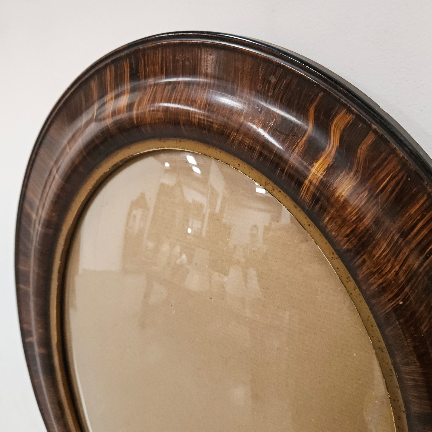 Art Deco Convex Glass Frame