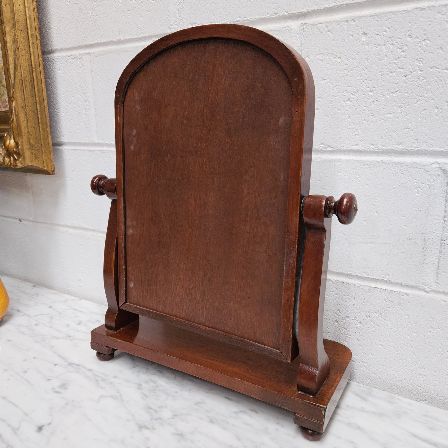 Mahogany Mirror on Stand