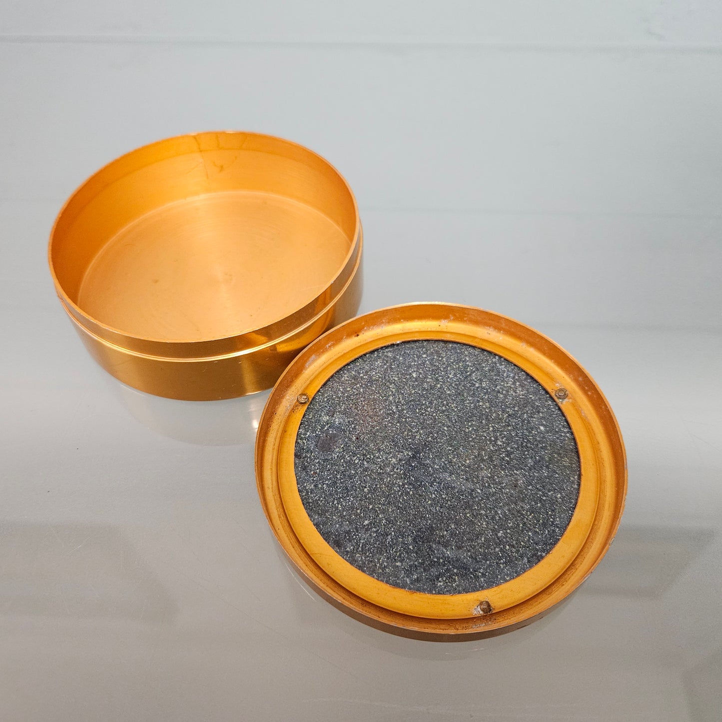 Vintage Enamel & Copper Trinket Box