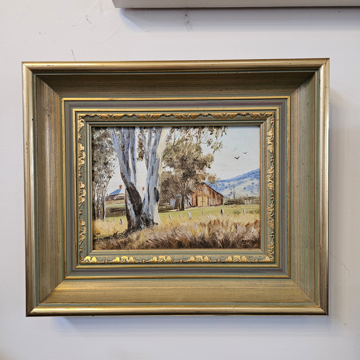 Signed Pair of Oil on Board Paintings