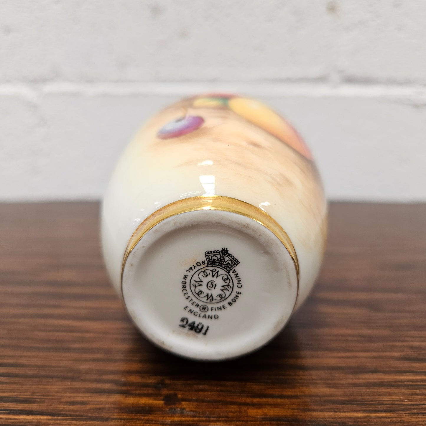 Royal Worcester Signed Vase