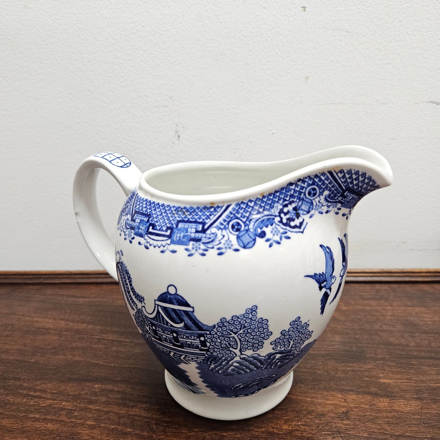 Wood & Sons Blue & White "Willow" Jug