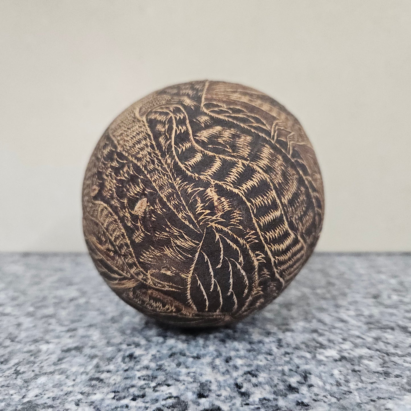Engraved Boab-Tree Nut 1950's
