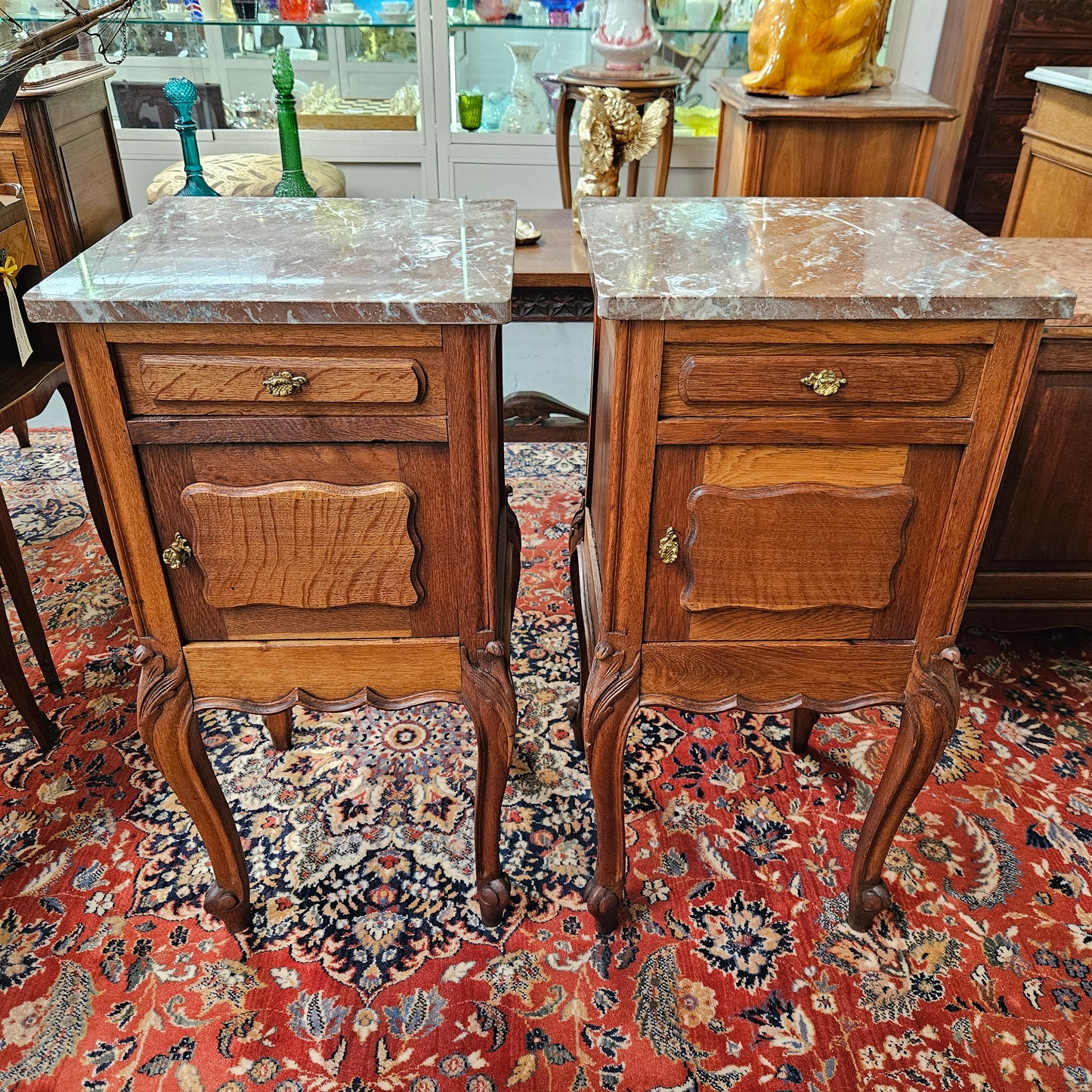 Pair of Louis XV Style Bedside Tables