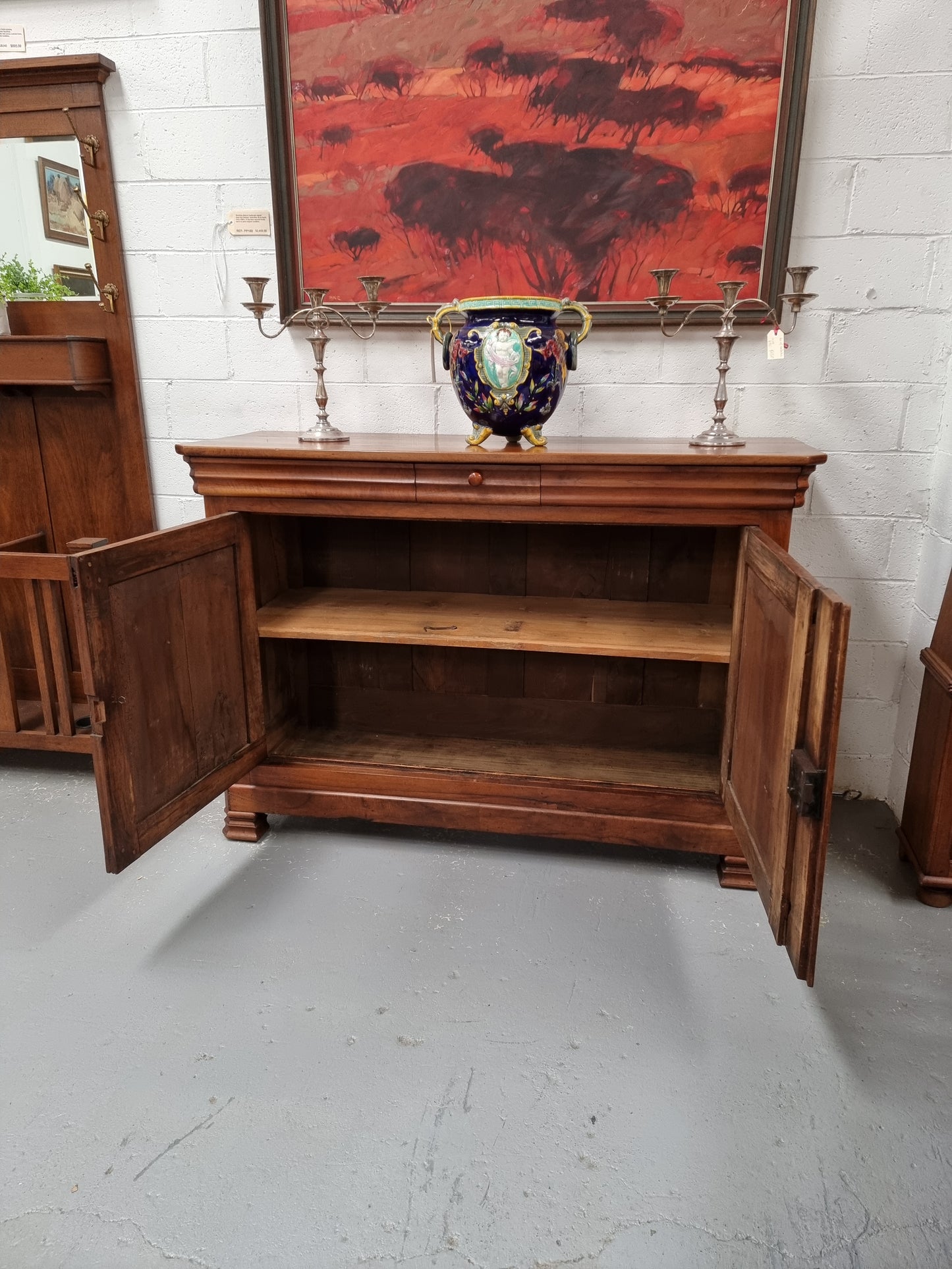 19th Century Louis Philippe Walnut Sideboard