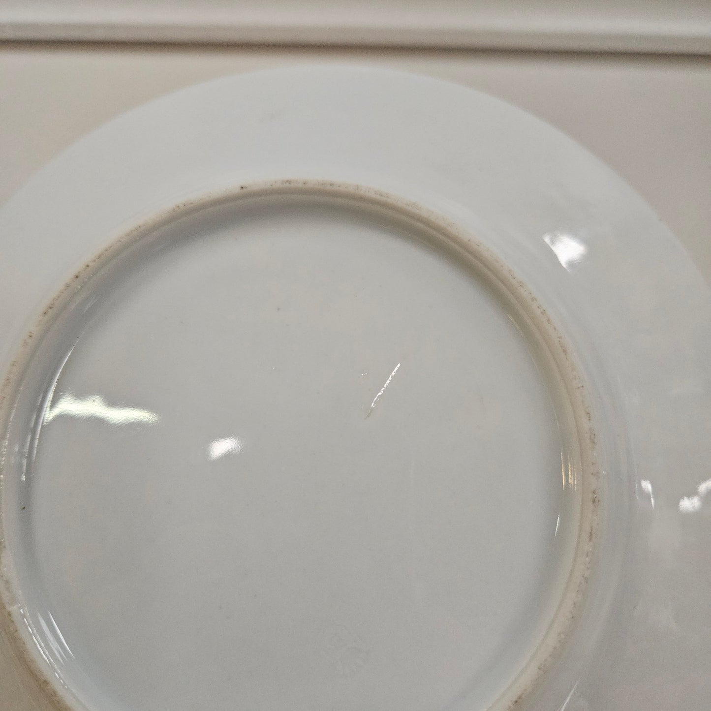 Antique Porcelain Pink/Gilt Plate
