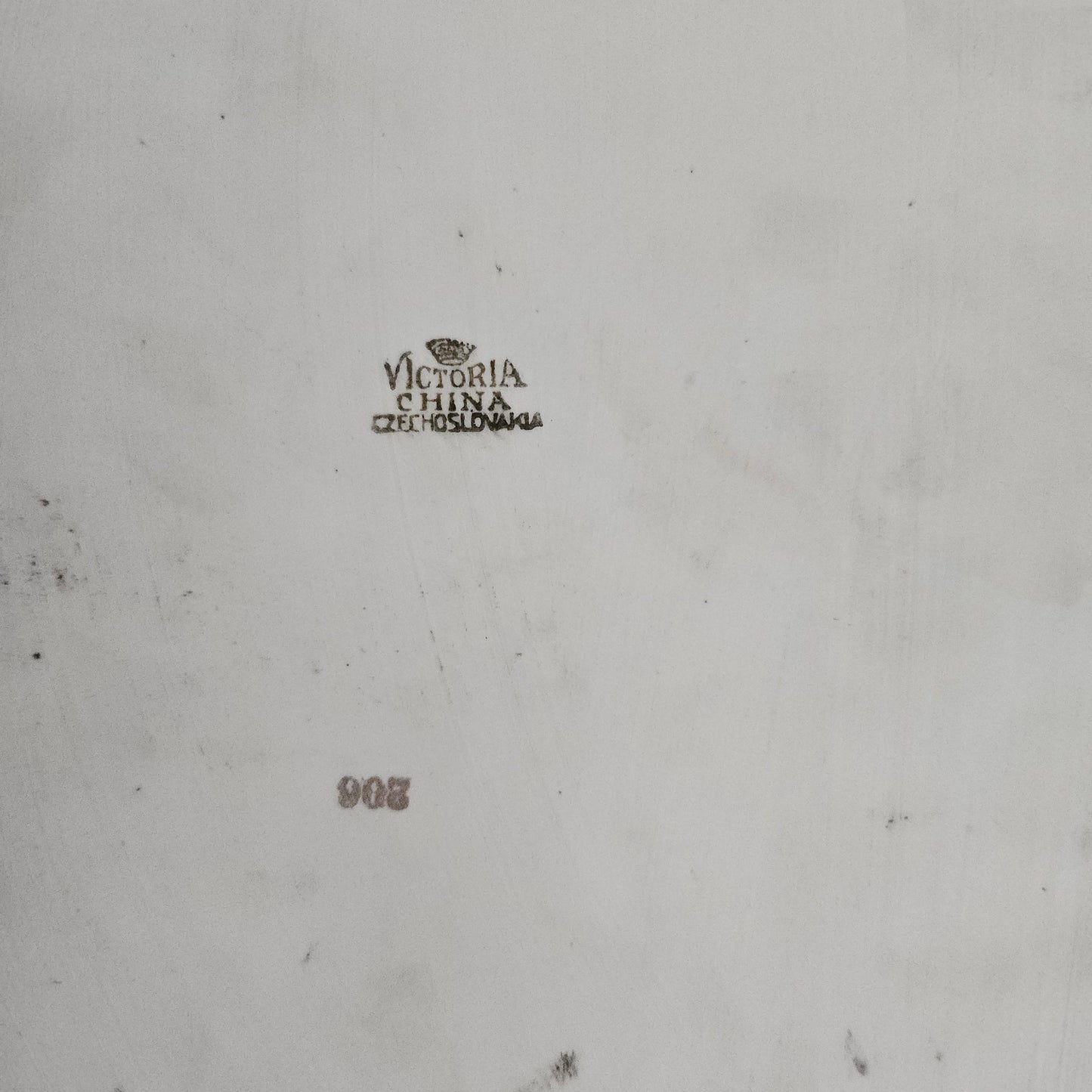 Antique Victorian China Tray