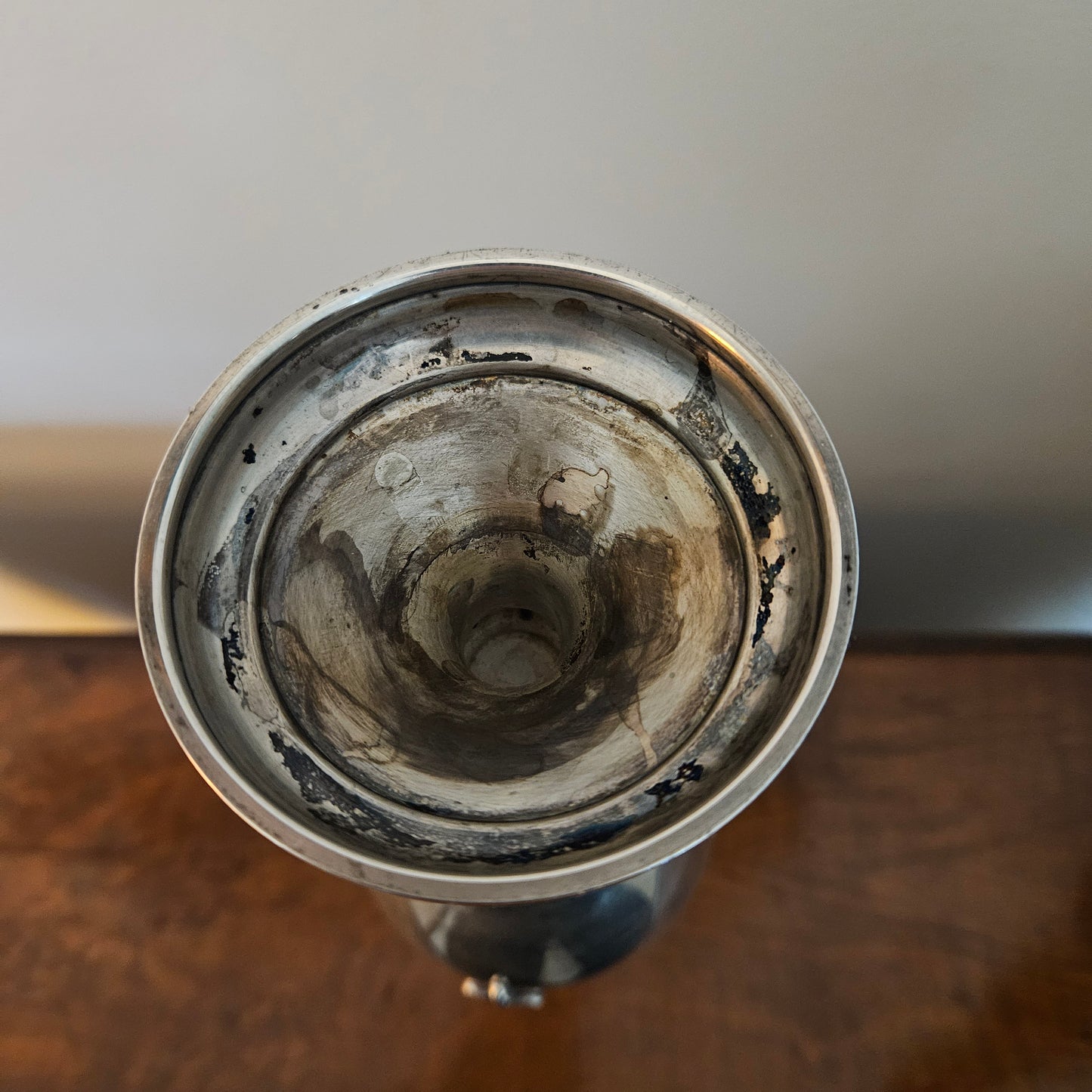 Italian Solid Silver Vase