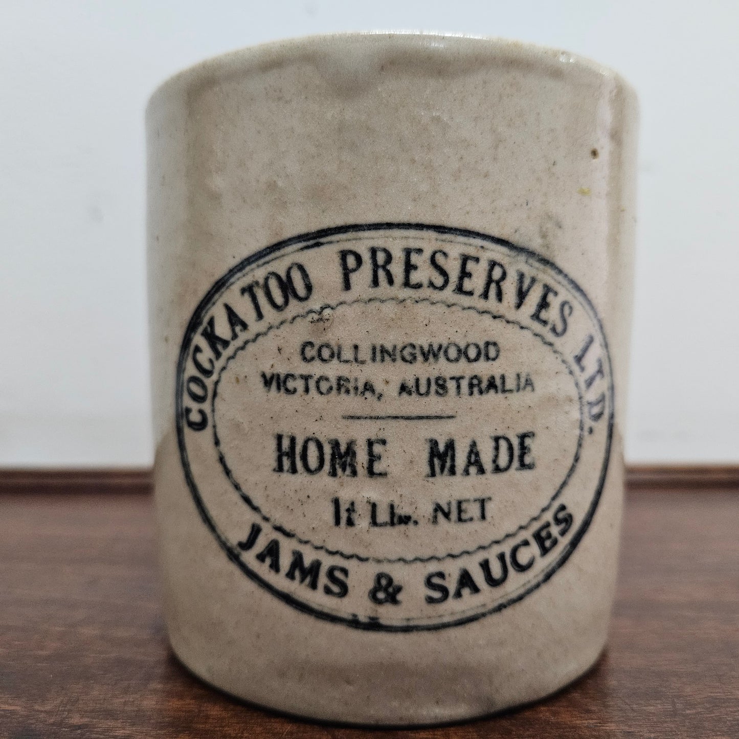 Vintage Pottery Stoneware Jar