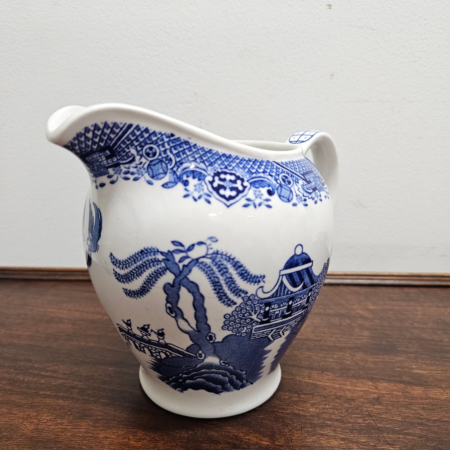 Wood & Sons Blue & White "Willow" Jug