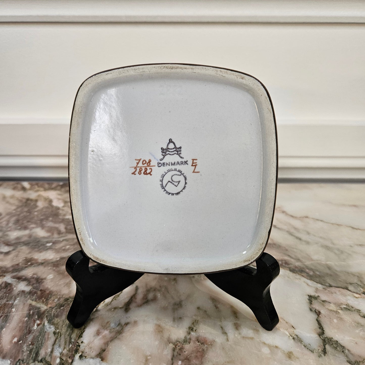 Denmark Blue Bowl Depicting Bird