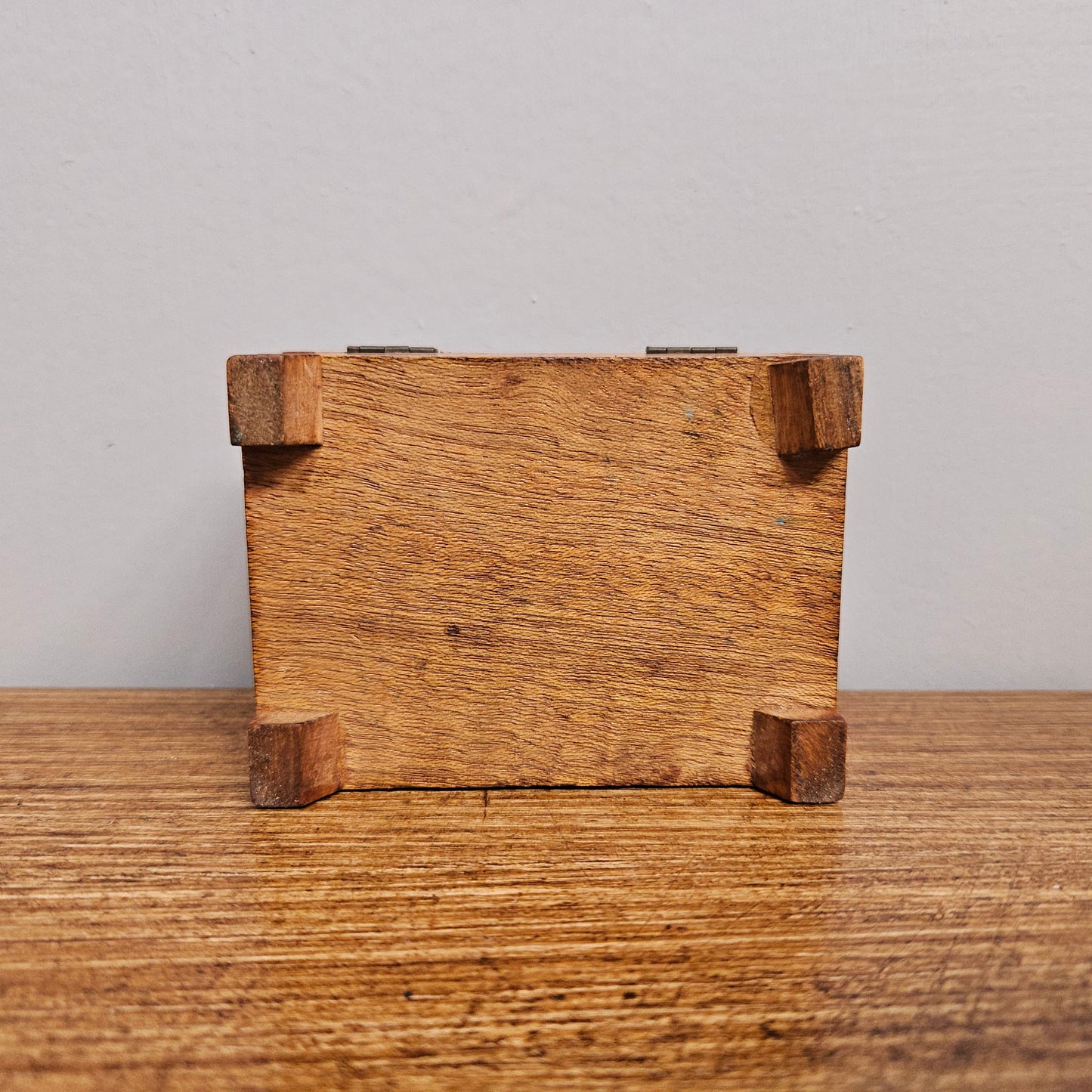 Vintage Scottie Dog Wooden Trinket Box