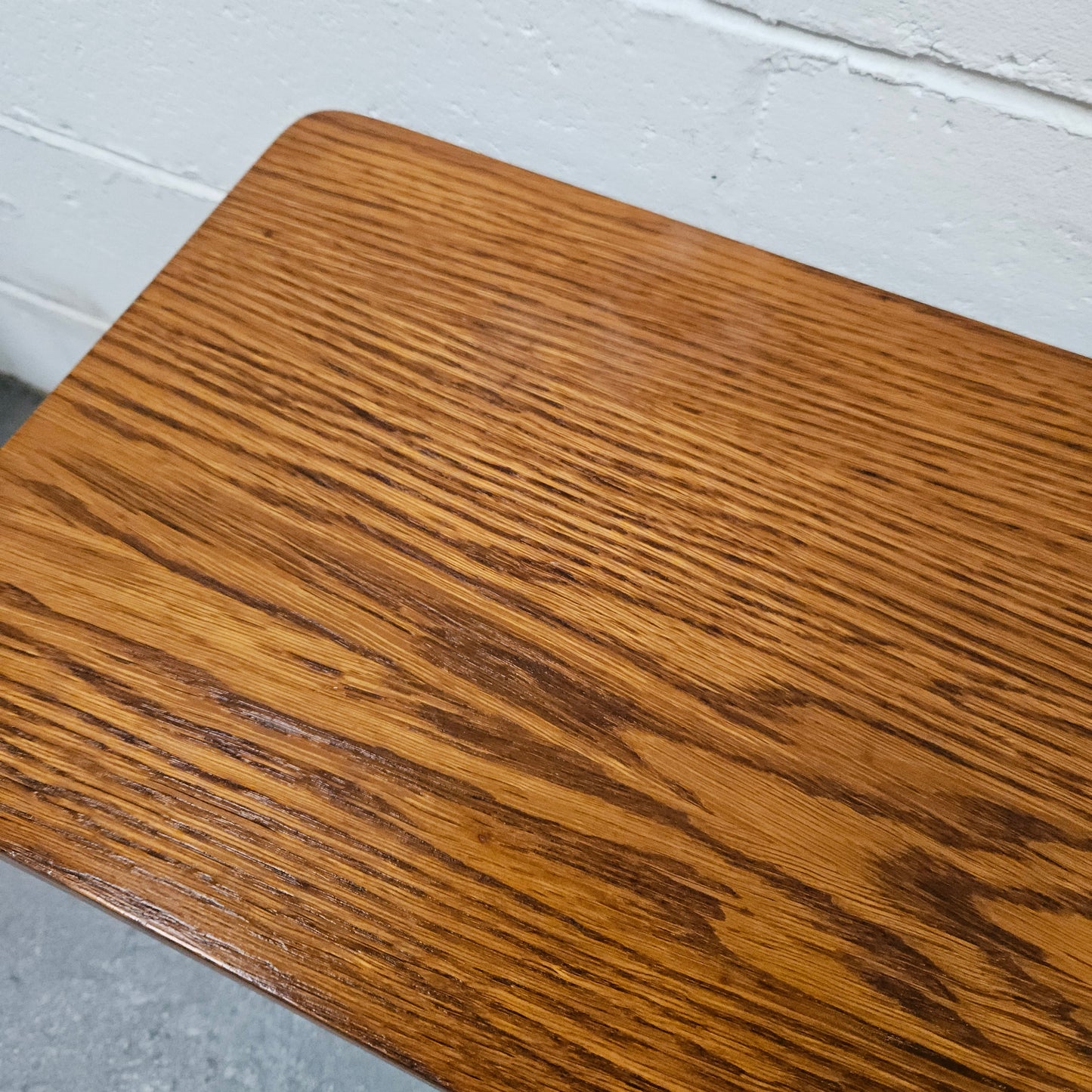 Set of Three Oak Side Tables