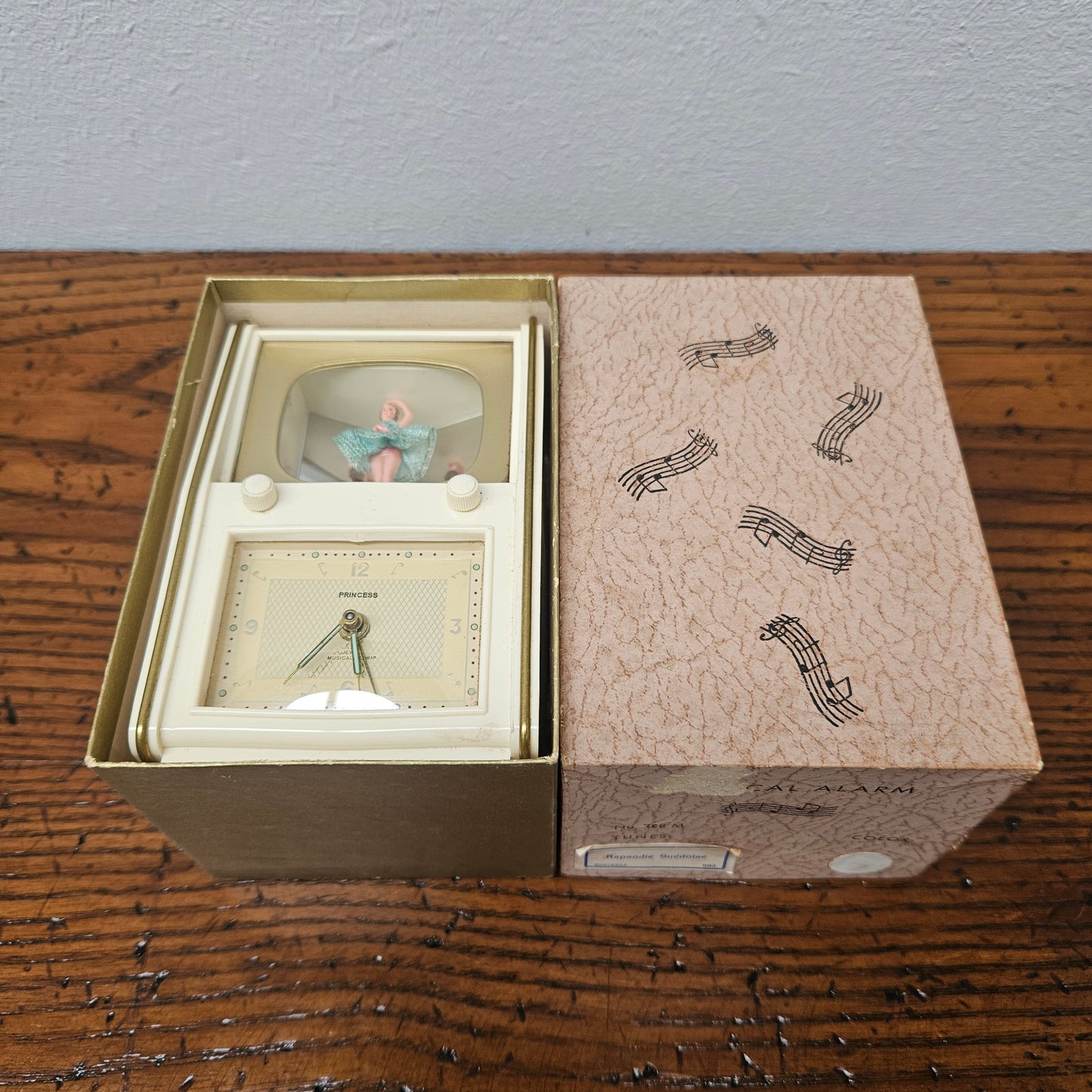 Rare Musical Dancing Ballerina Clock