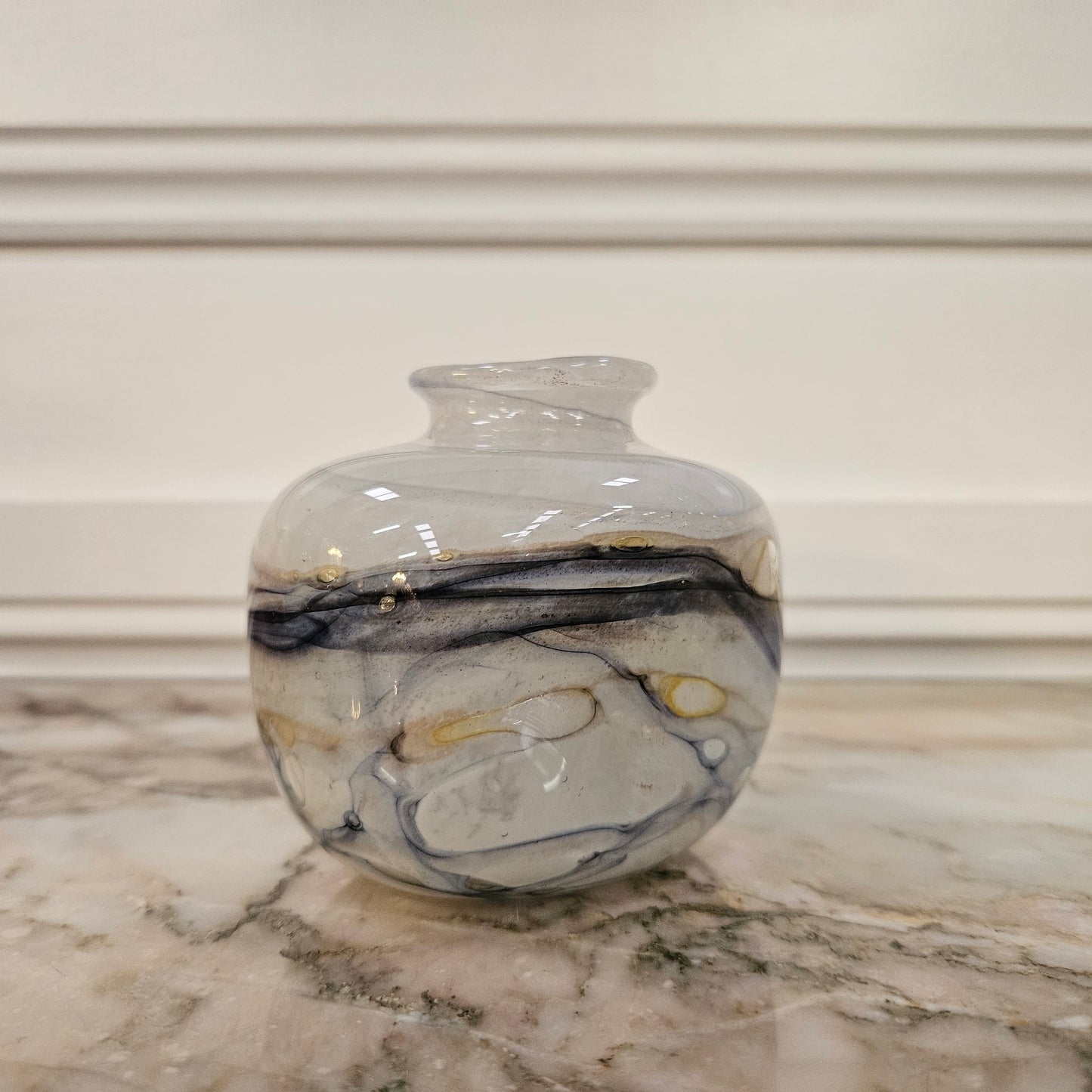 Australian John Walsh Art Glass Signed Vase
