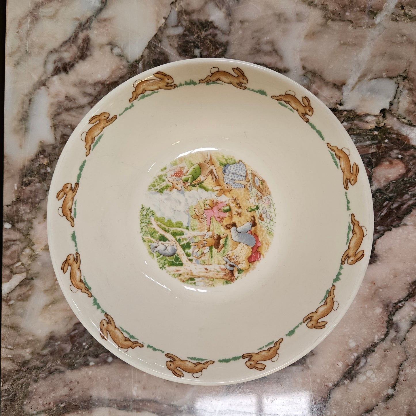 Vintage Royal Doulton Australian Bush Picnic Cereal Bowl.