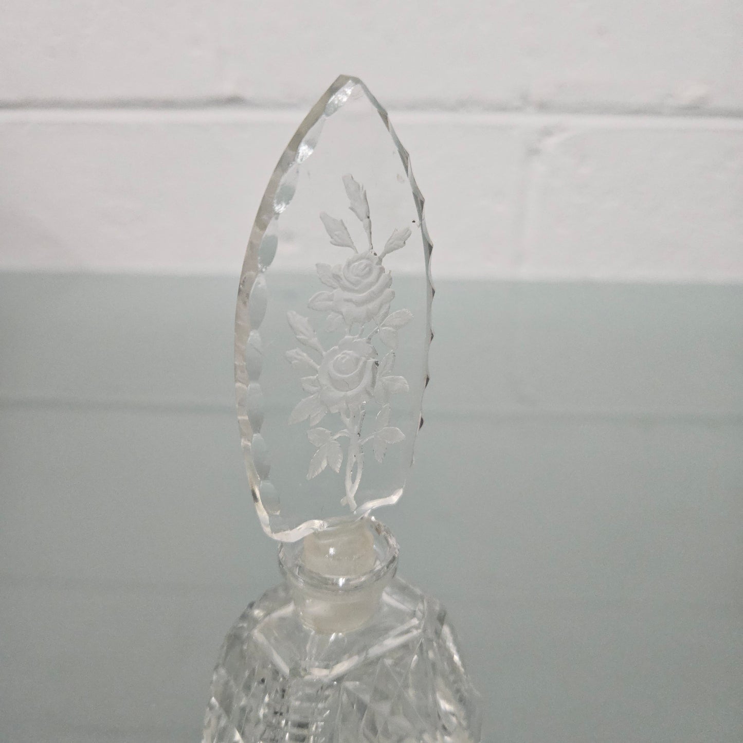 Vintage Crystal Perfume Bottle