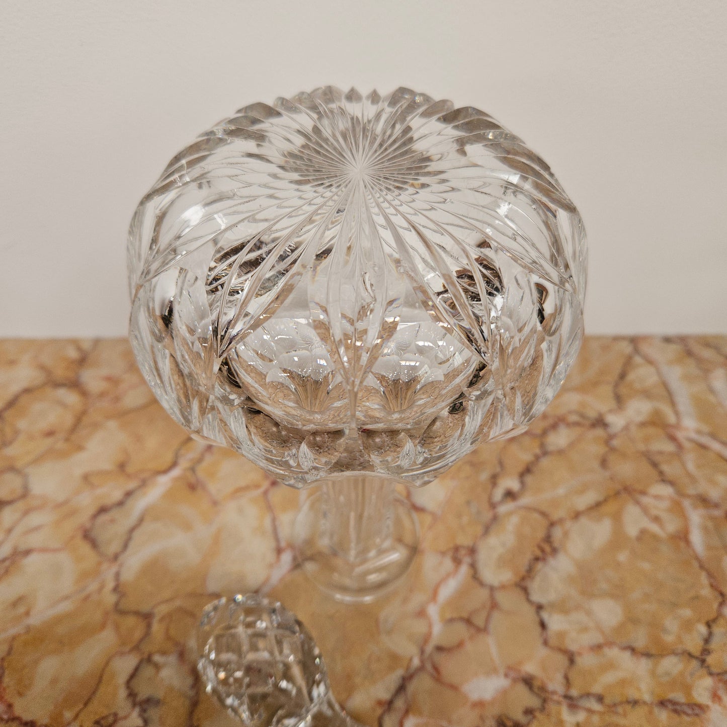 Victorian Crystal Glass Decanter