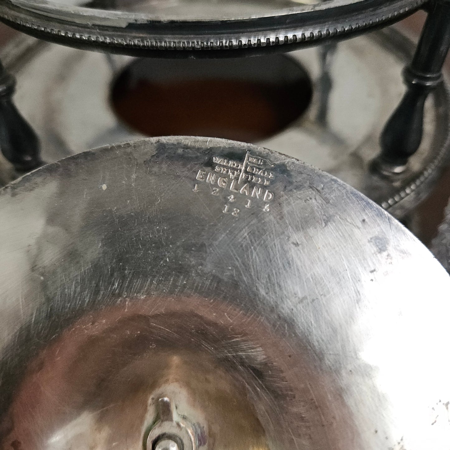 Victorian Walker & Hall Silver & Glass Insert Butter Dish