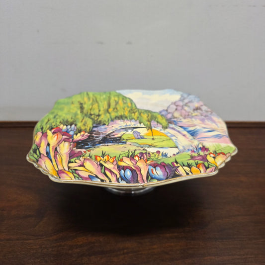 Royal Winton Comport/Cake Stand Hand Painted