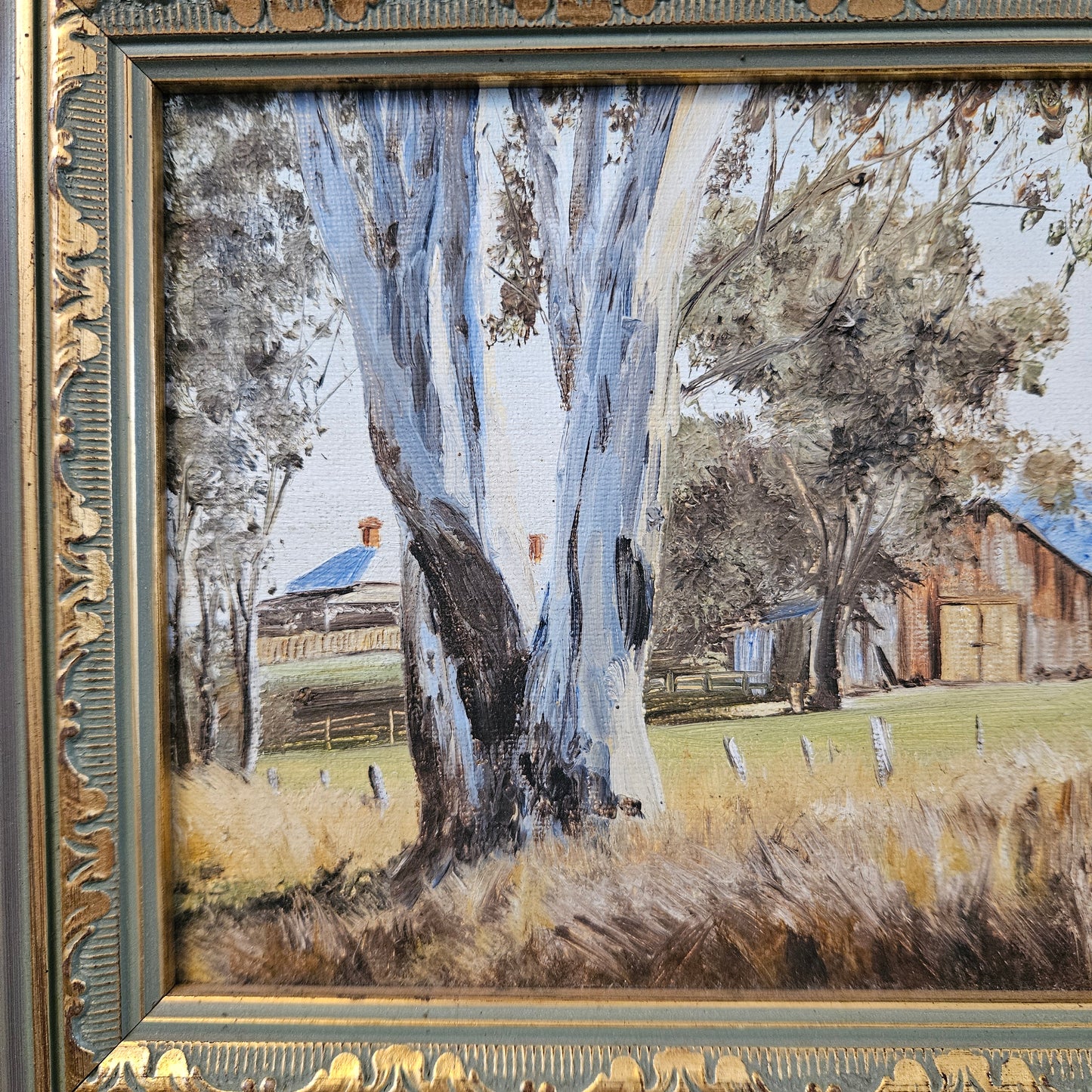 Signed Pair of Oil on Board Paintings