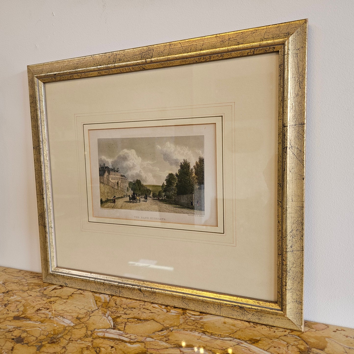 Framed Picture Of "The Bank Highgate"