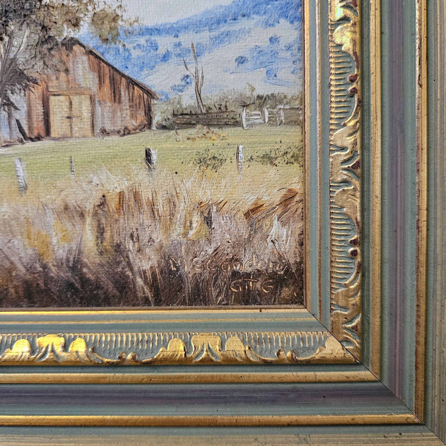 Signed Pair of Oil on Board Paintings