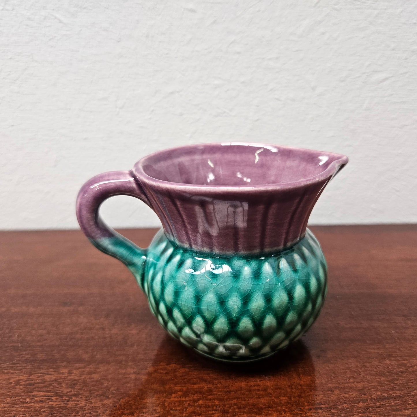 Attractive Campsie Ware Scottish Thistle Small Jug