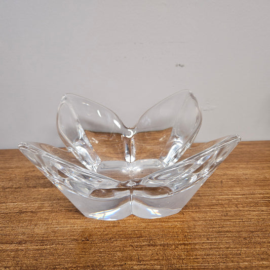 Orrefors 'Lotus' Crystal Bowl