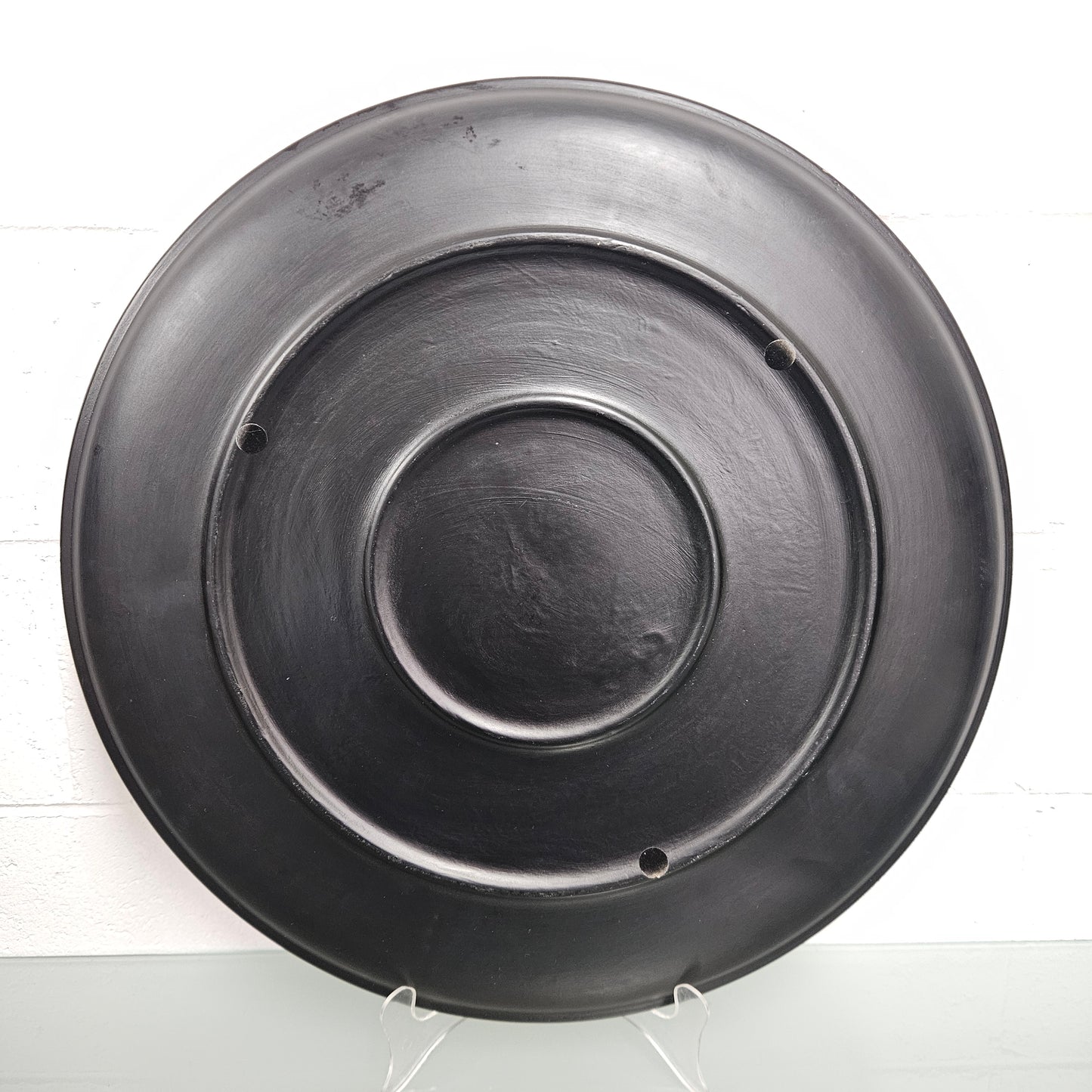 Vintage Large Hand Painted Pottery Charger