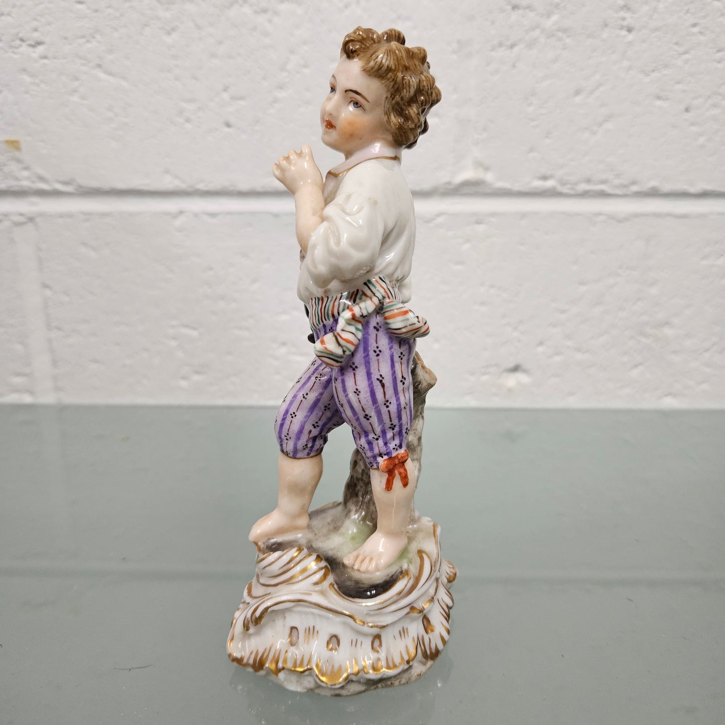 Frankenthal Hard Paste Boy Figurine