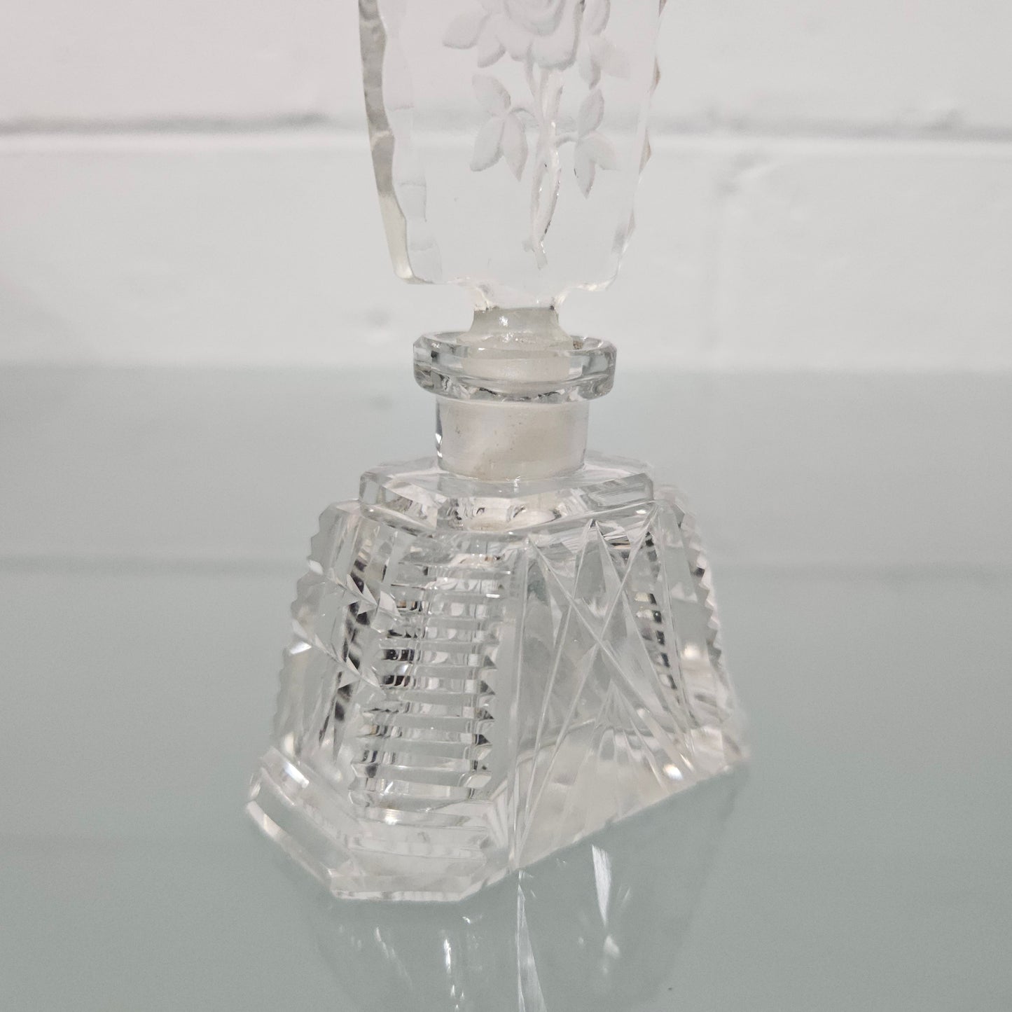 Vintage Crystal Perfume Bottle