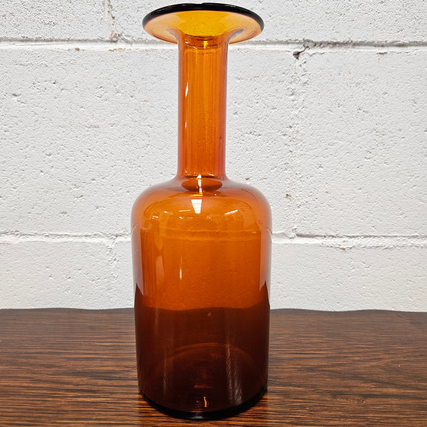 Holmegaard Kastrup Otto Brauer Glass Bottle