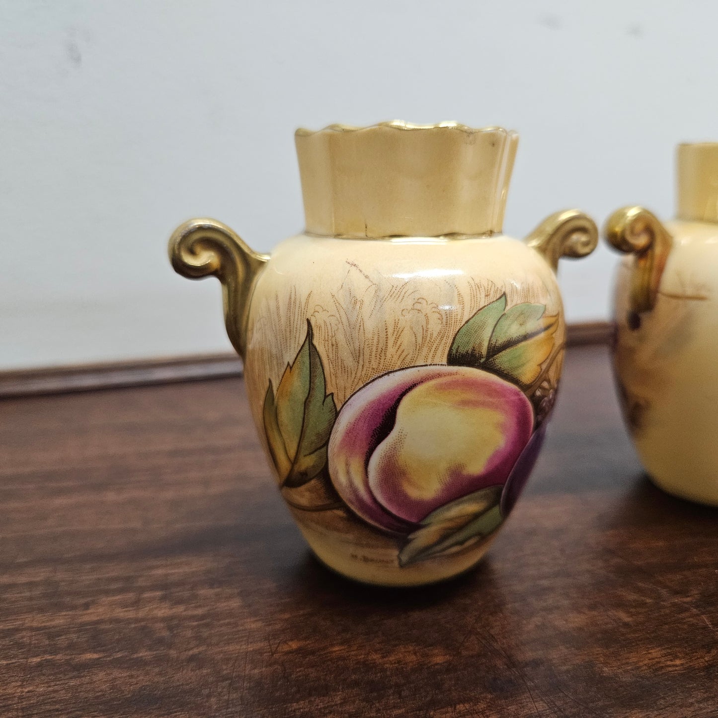 Pair of Aynsley Miniature Vases