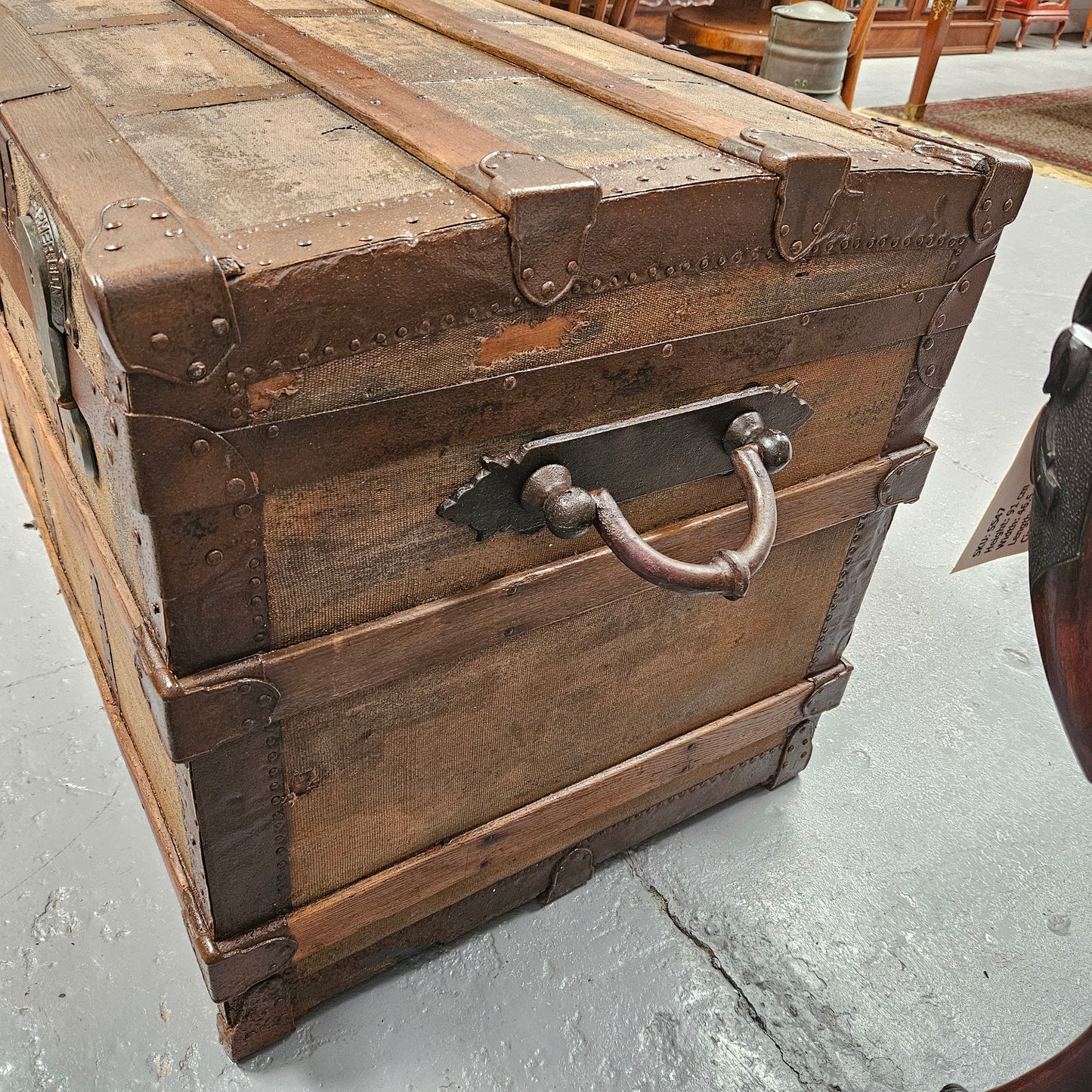 Impressive Antique Saratoga Trunk