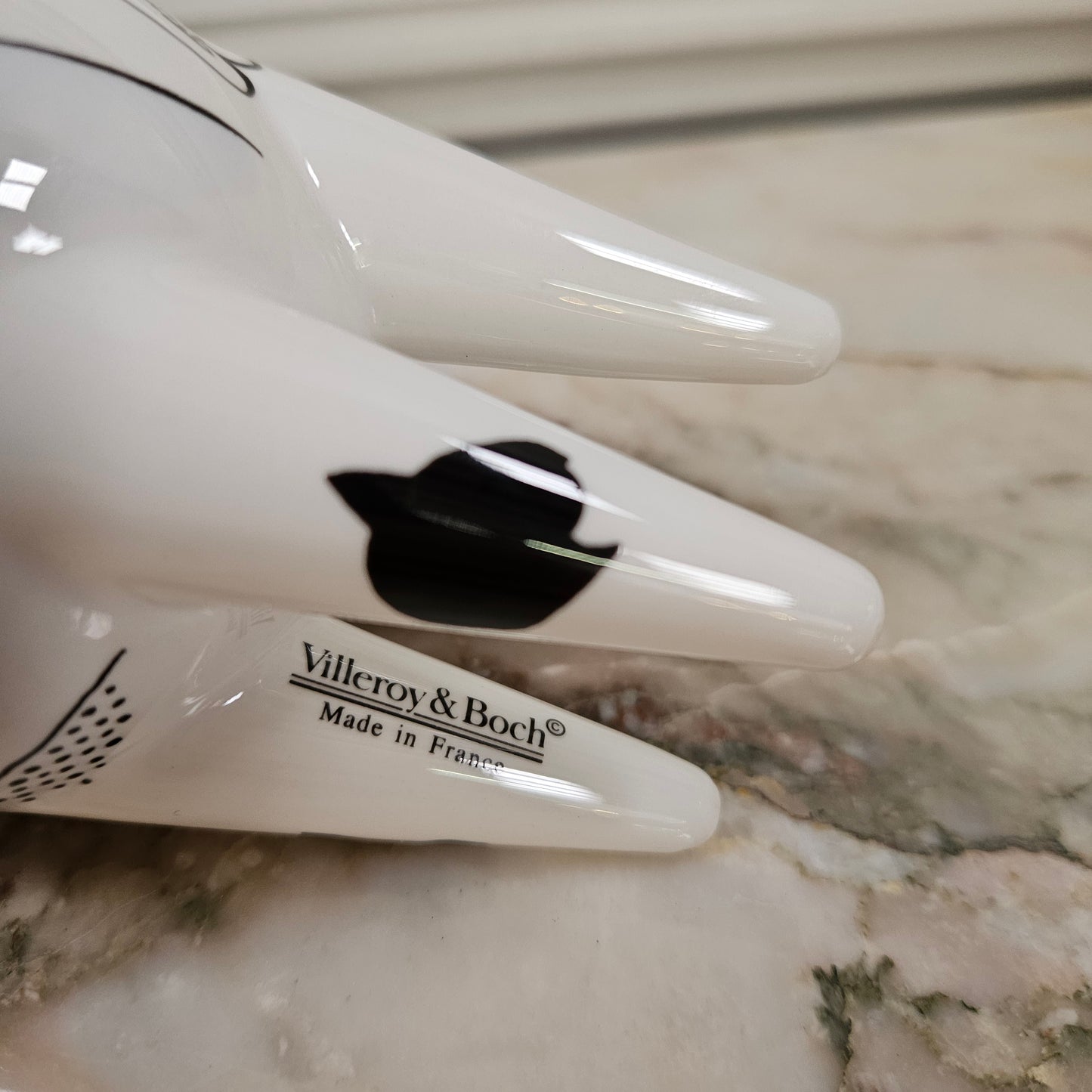 Vintage Villery & Boch Whimsical Porcelain Cat Figure