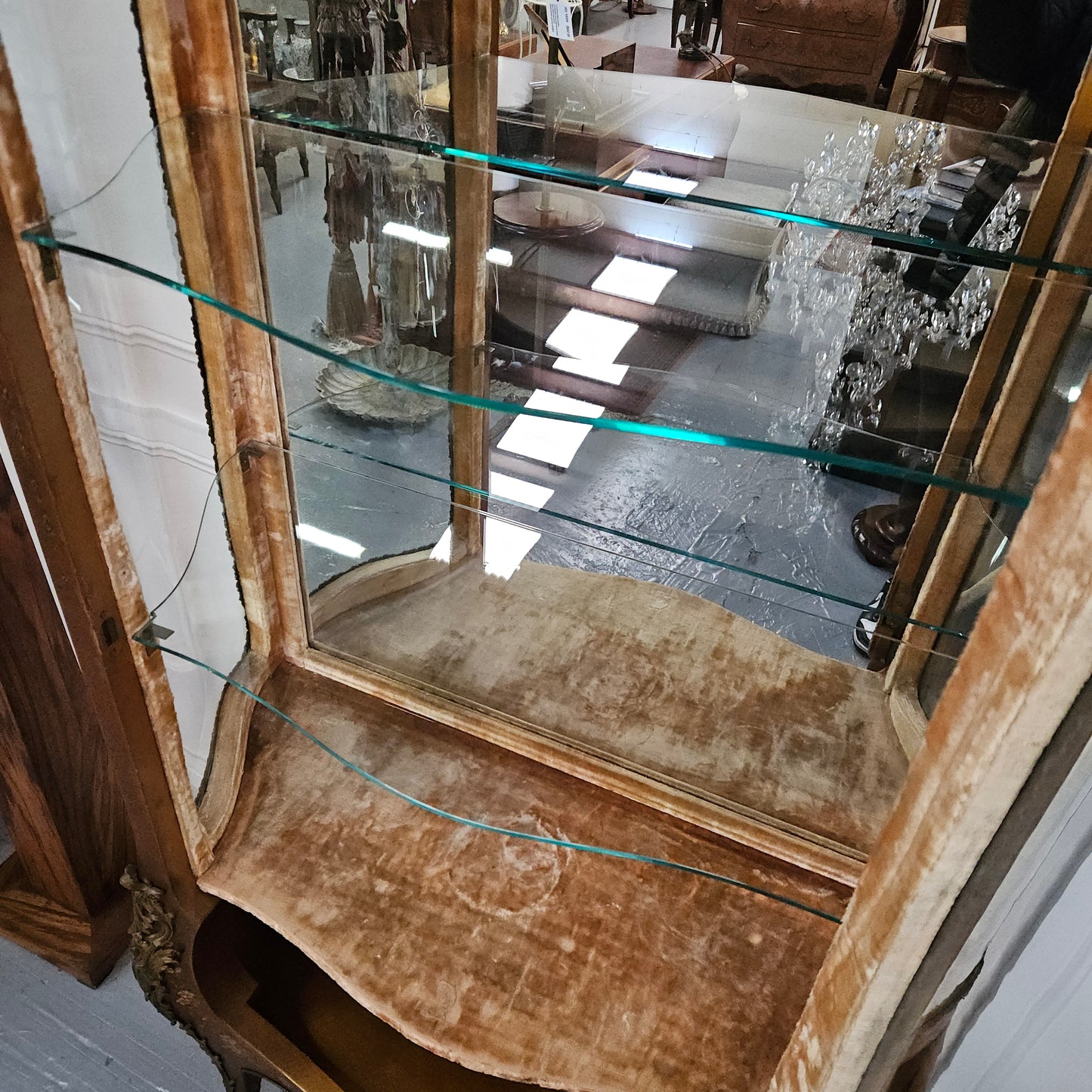 French Verni Martin Display Cabinet