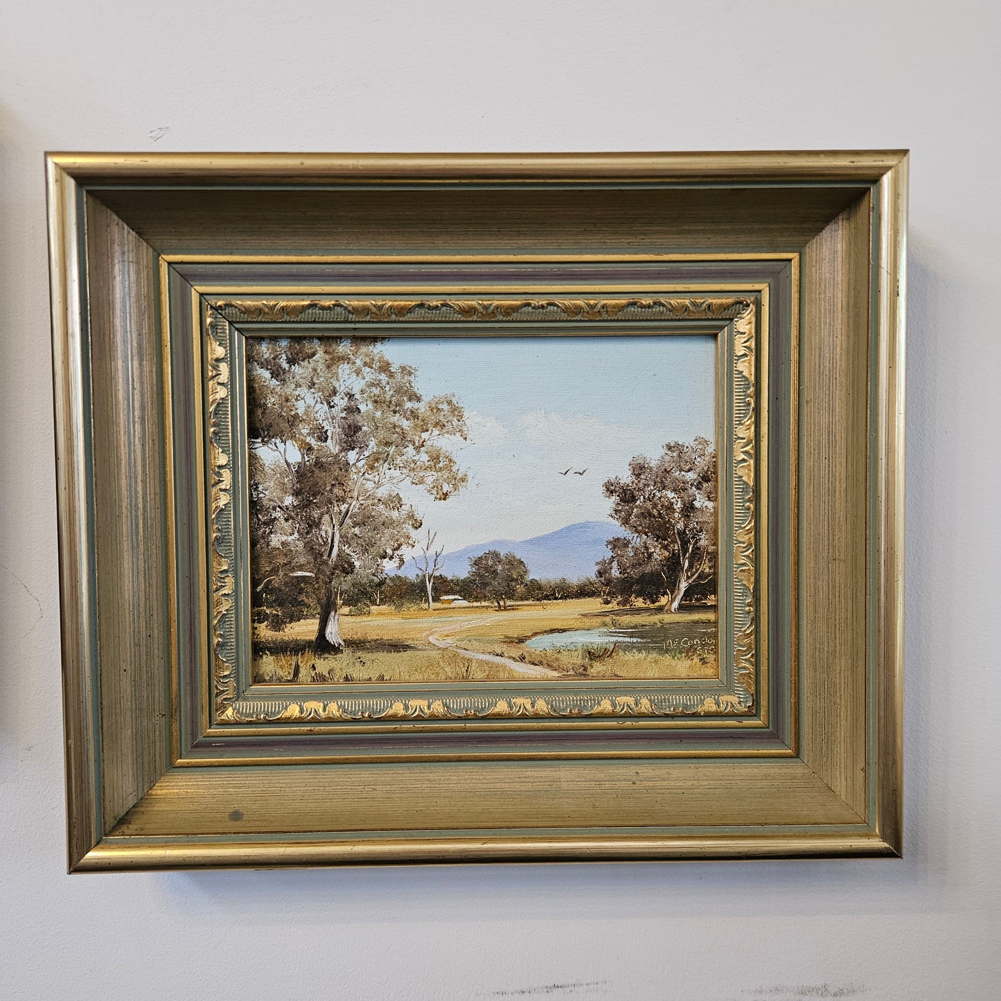Signed Pair of Oil on Board Paintings