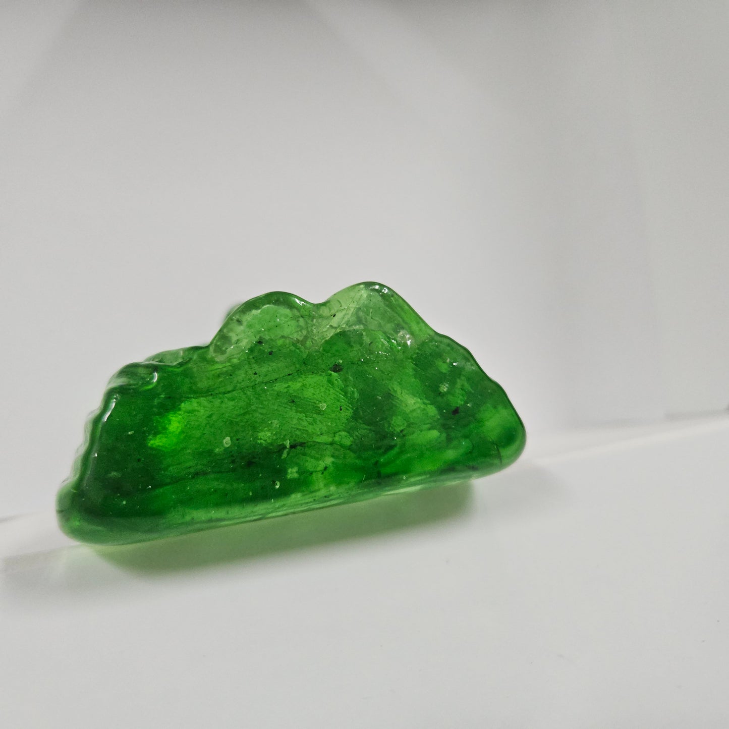 Vintage Swedish Green Glass Troll Paperweight