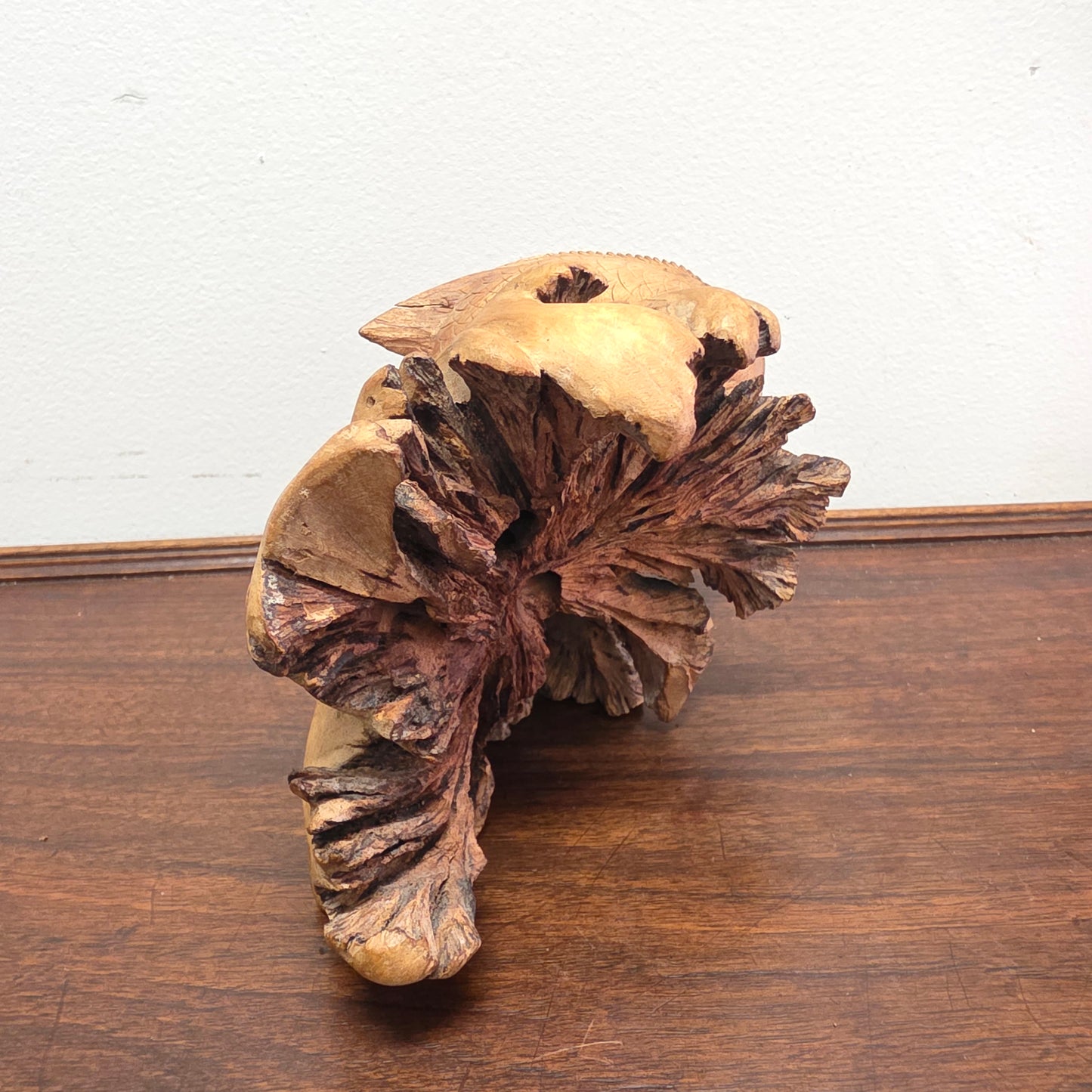 Vintage Hand Carved Wooden Fish