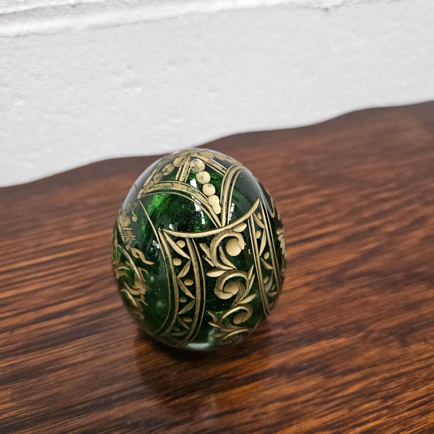 Vintage Faberge Imperial Glass Egg