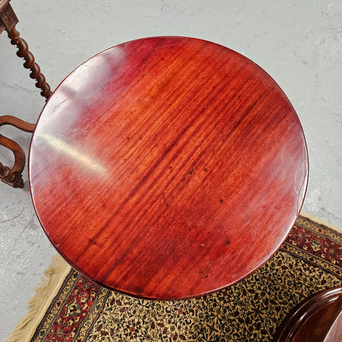 Antique Cast Iron Pub Table